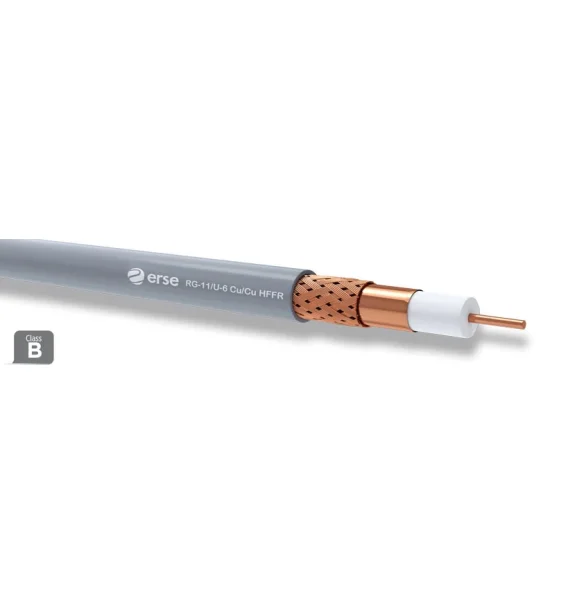 Erse RG 11/U-6 Cu/Cu HFFR Coaxial Cable