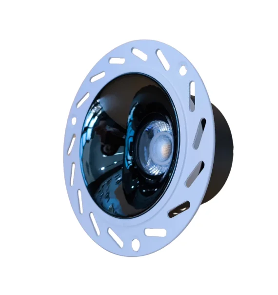 Delux ROMA 42B spot light (100 mm, white + black, 10W 4000K)