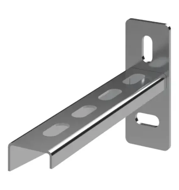Wall Mount Bracket – Welded, Pre-Galvanized/HDG, 1.5–2.0 mm