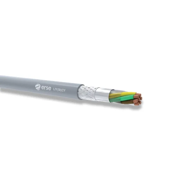 Erse LIY(St)CY Signal and Control Cable (Foil + Copper Braided Screen, Flame Retardant)