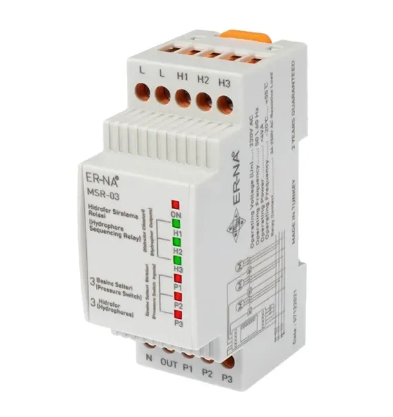 Гидрофорное реле последовательности MSR-03 DIN