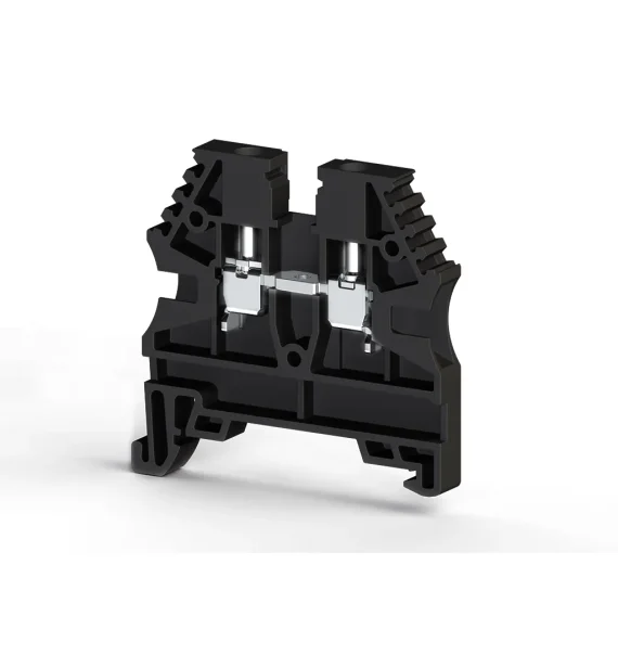 Klemsan AVK 2.5 mm² black screw terminal block