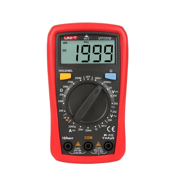 UNI-T UT131D Digital Multimeter (with NCV and Temperature Measurement Functions)
