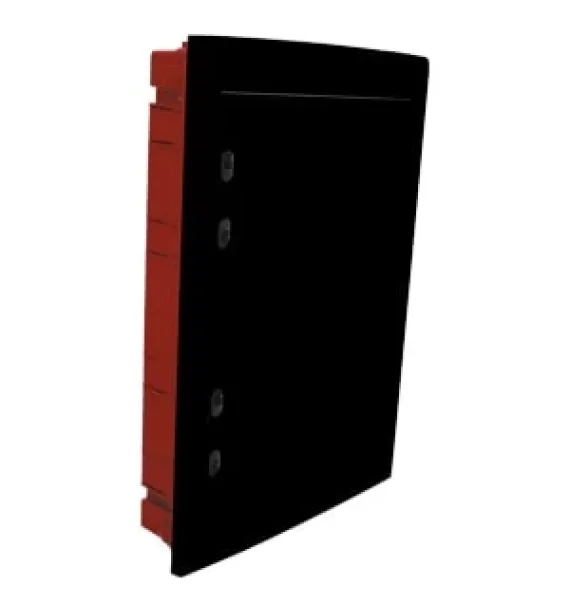 Çetinkaya ÇP 12954-B 440×654×95 mm ABS Suvaq Altı 54-lü (18×3) Qara Qapaqlı Sığorta Qutusu