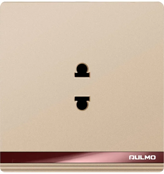 Aulmo 1-module socket L50 series L5096 – White / Gray / Gold, universal